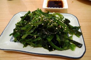 plate of edible seaweed