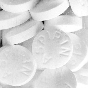 close up shot of aspirin tablets
