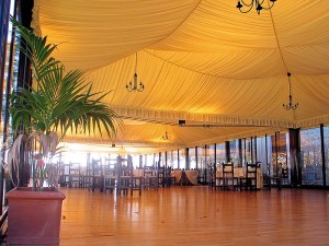 restaurant with canopy